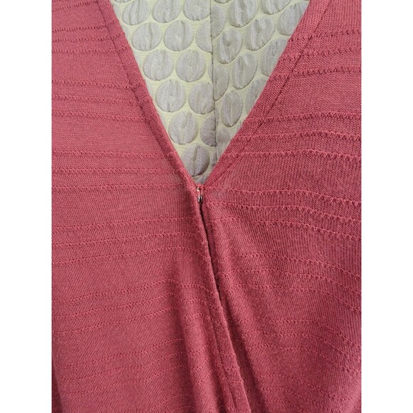 ALK Women's Small Lucky Brand Rose Surplice Long Sleeve Blouse Shirt Top NEW NWT - Picture 2 of 10